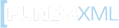 FundsXML logo on dark